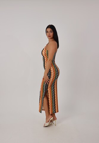 Robe d’été Elara en mélange de couleurs