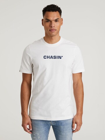 CHASIN' T-Shirt 'Davie' in Weiß: Vorderseite