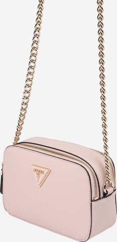 GUESS - Mala de ombro 'Noelle' em rosa: frente