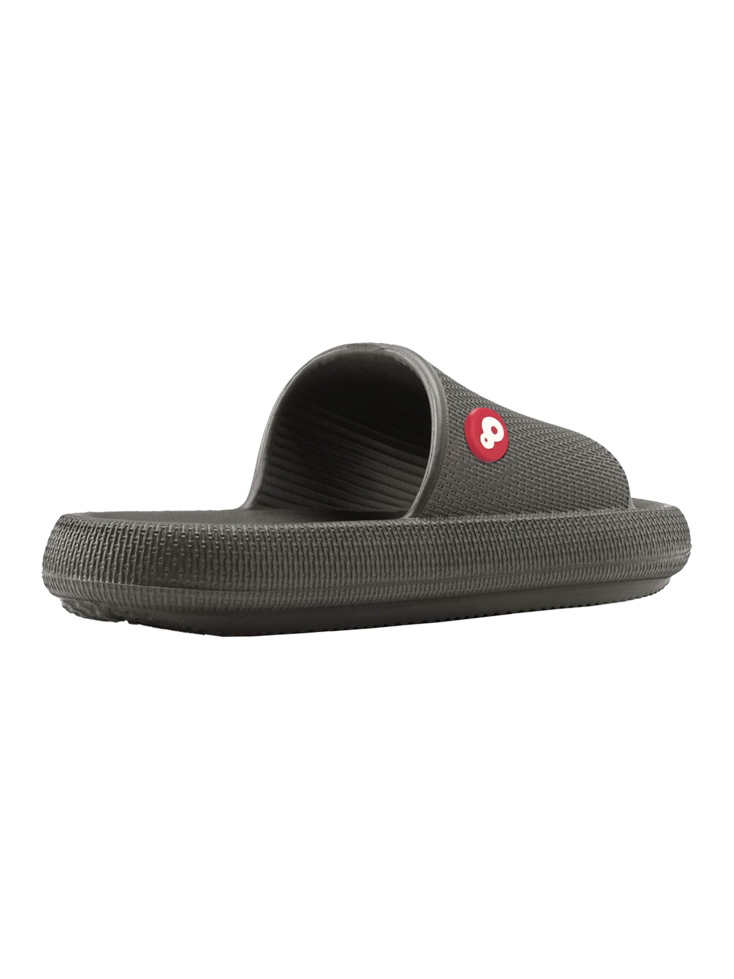 Schuzz Sandals 'Claquette' in Black: front