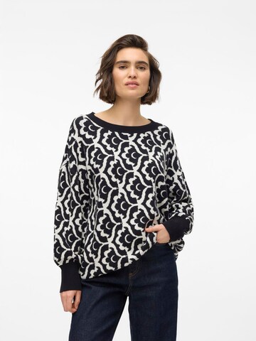 VERO MODA Свитер 'VMNANCY' в Черный: спереди