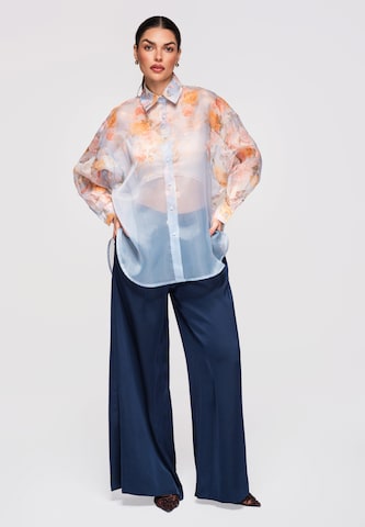 Ombre Bluse 'SH-E0028' in Blau