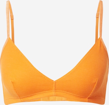 WEEKDAY Triangel Bikinioverdel 'Julie' i orange: forside