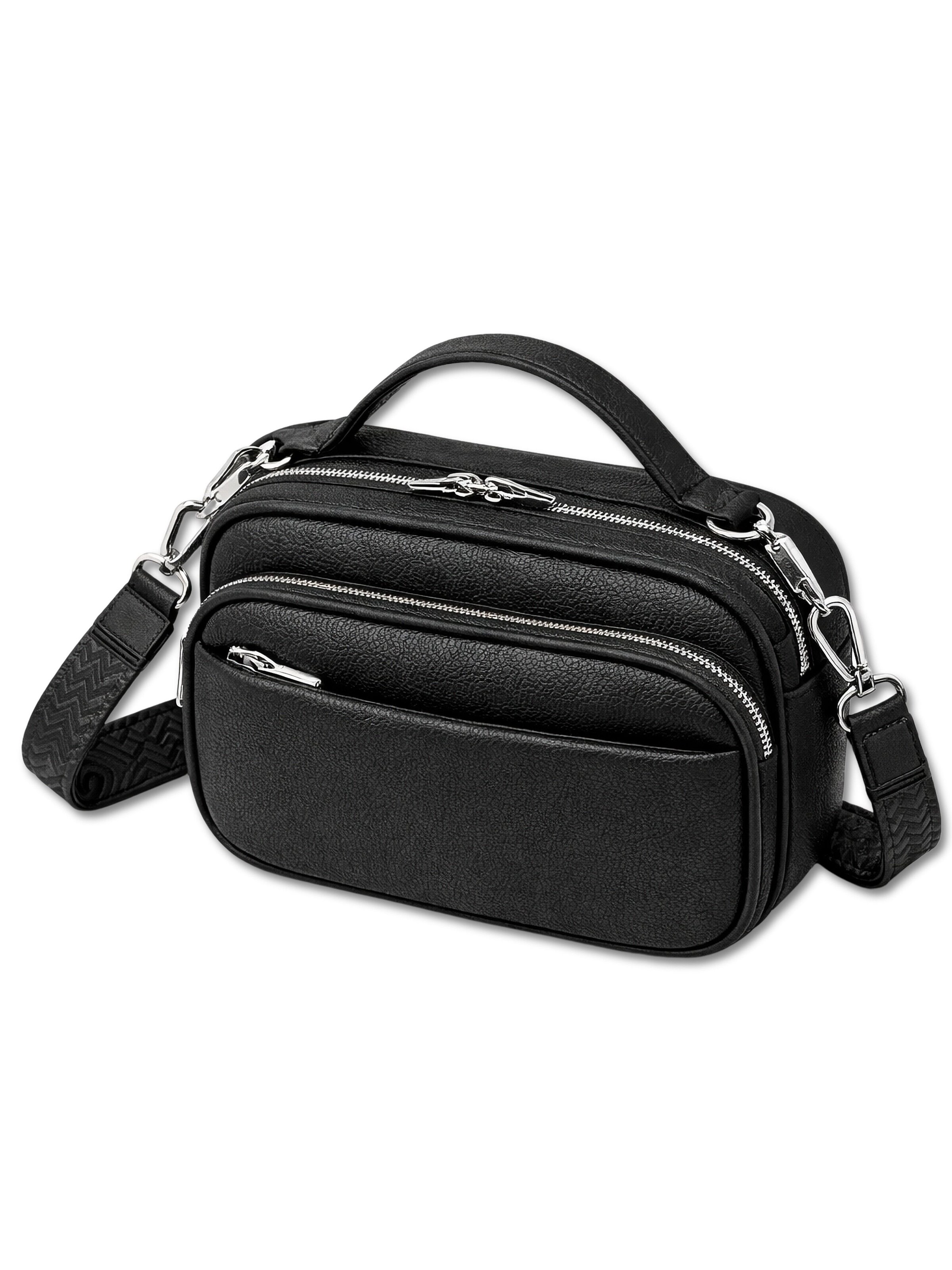 Toni&Friends Umhängetasche in Schwarz: Vorderseite