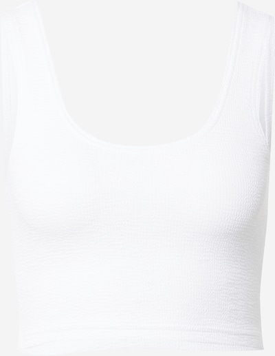 WEEKDAY Top 'Elina' in de kleur Wit, Productweergave