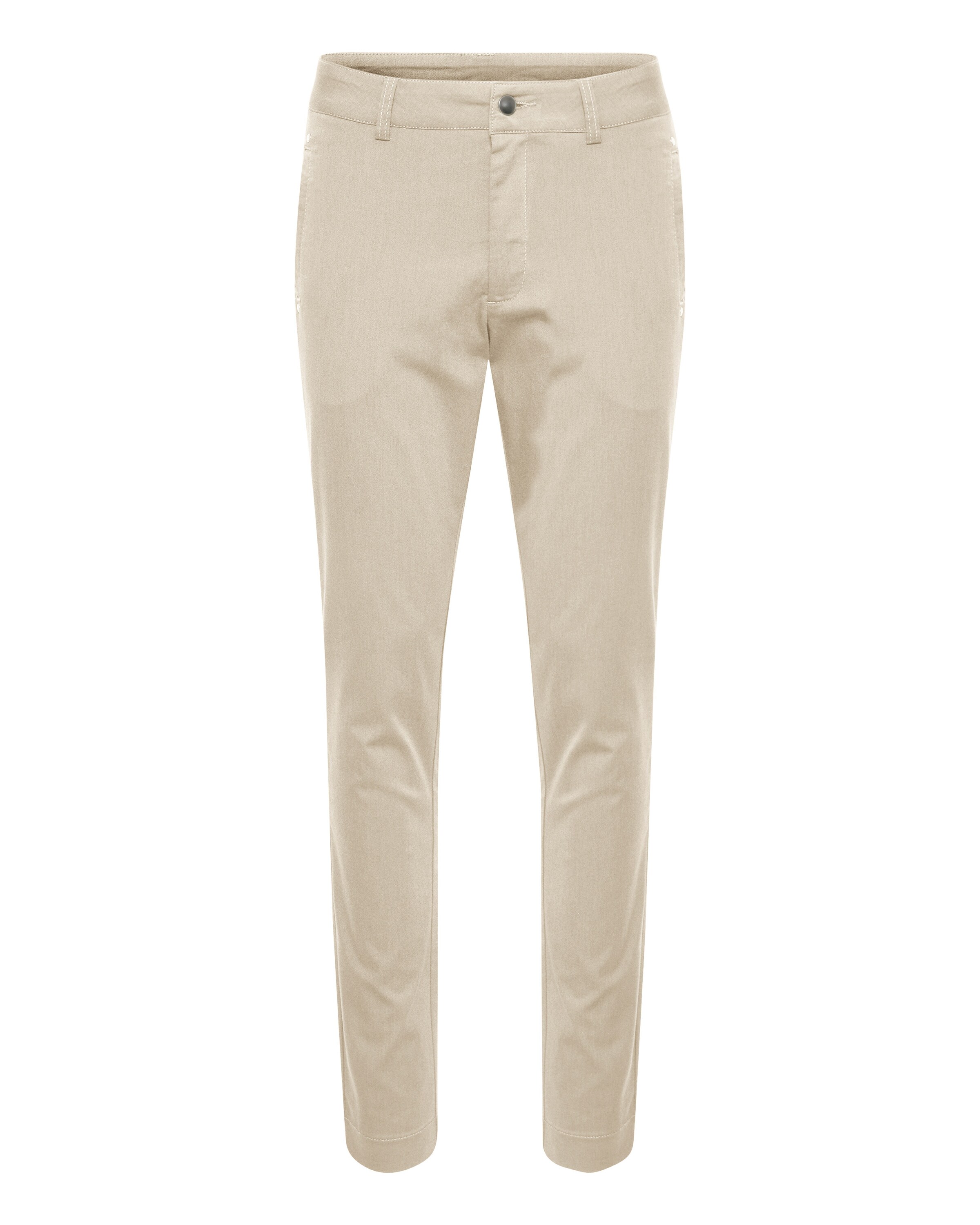Kaffe Regular Hose 'Lea Rivet' in Beige: Vorderseite