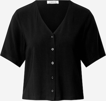 Camicia da donna 'Naya' di EDITED in nero: frontale