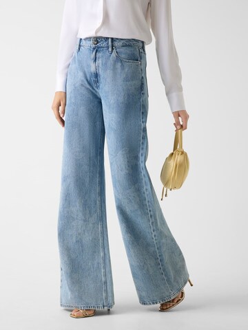 GUESS Wide leg Jeans 'Bellagio' in Blue: front