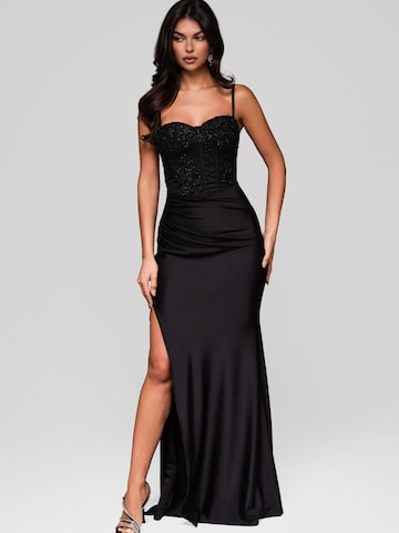 Ombre Abendkleid‌‌ in Schwarz