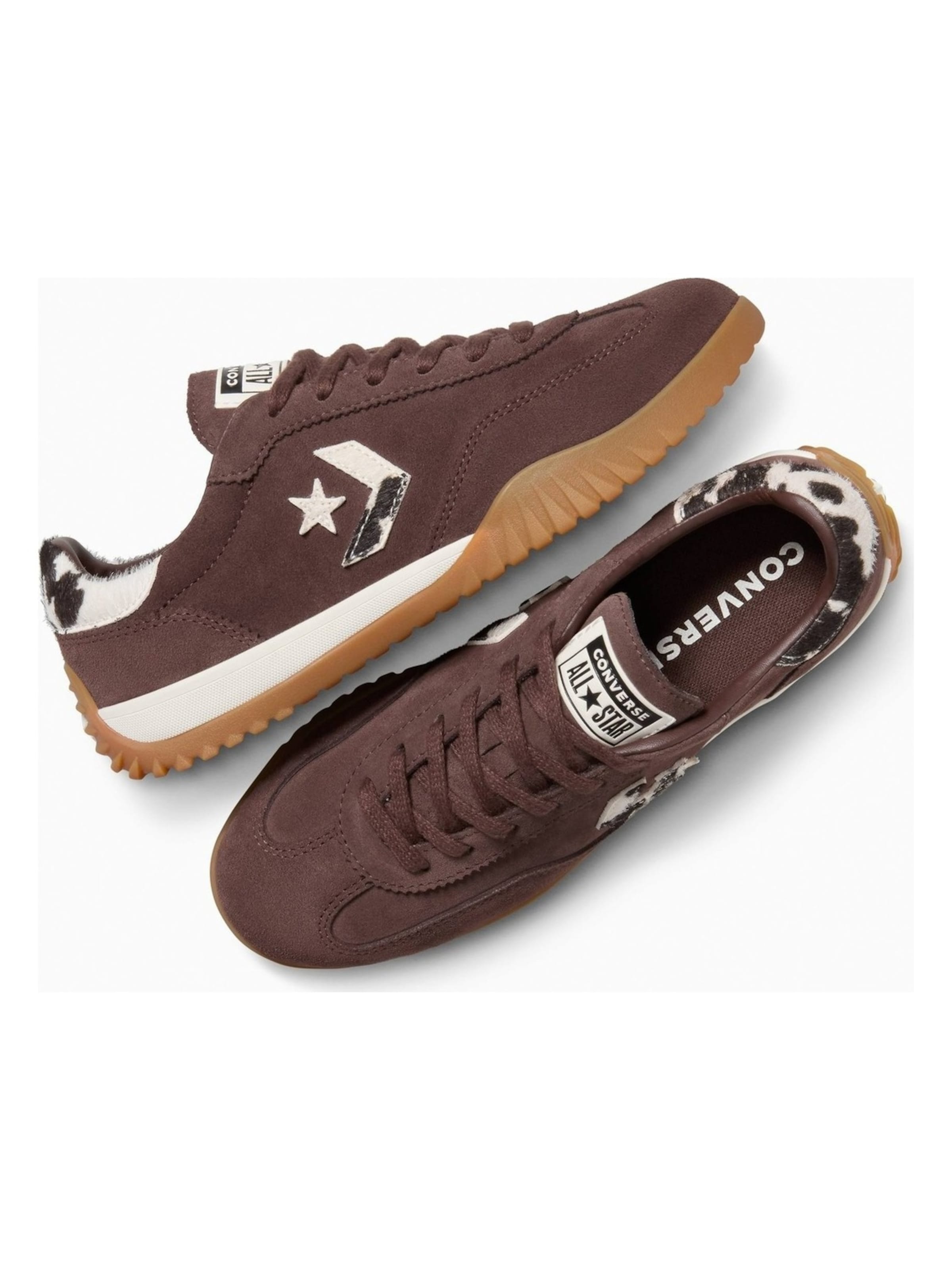 Baskets basses 'Converse Run Star Trainer Suede' CONVERSE en marron
