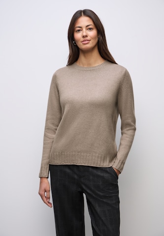 STREET ONE Sweater in Beige: front