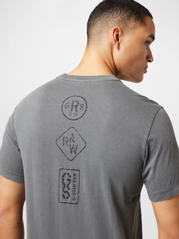 G-Star RAW T-Shirt 'Lash' in Grau