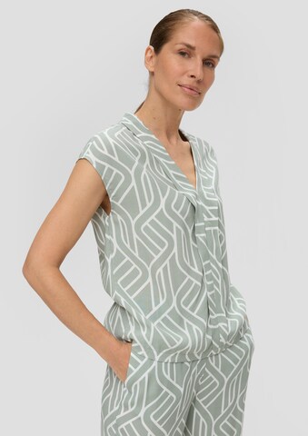 s.Oliver BLACK LABEL Blouse in Green: front