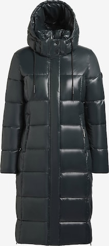 Cappotto invernale di khujo in verde: frontale