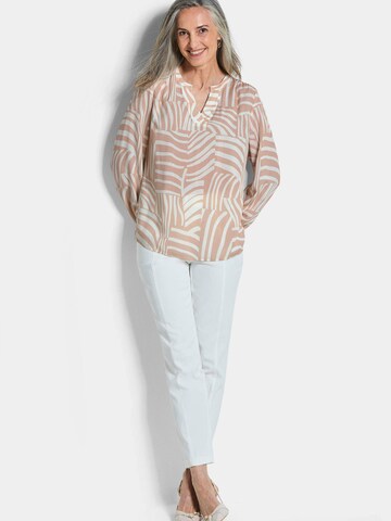 Goldner Bluse in Beige