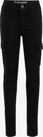 WE Fashion Skinny Jeans i svart: forside