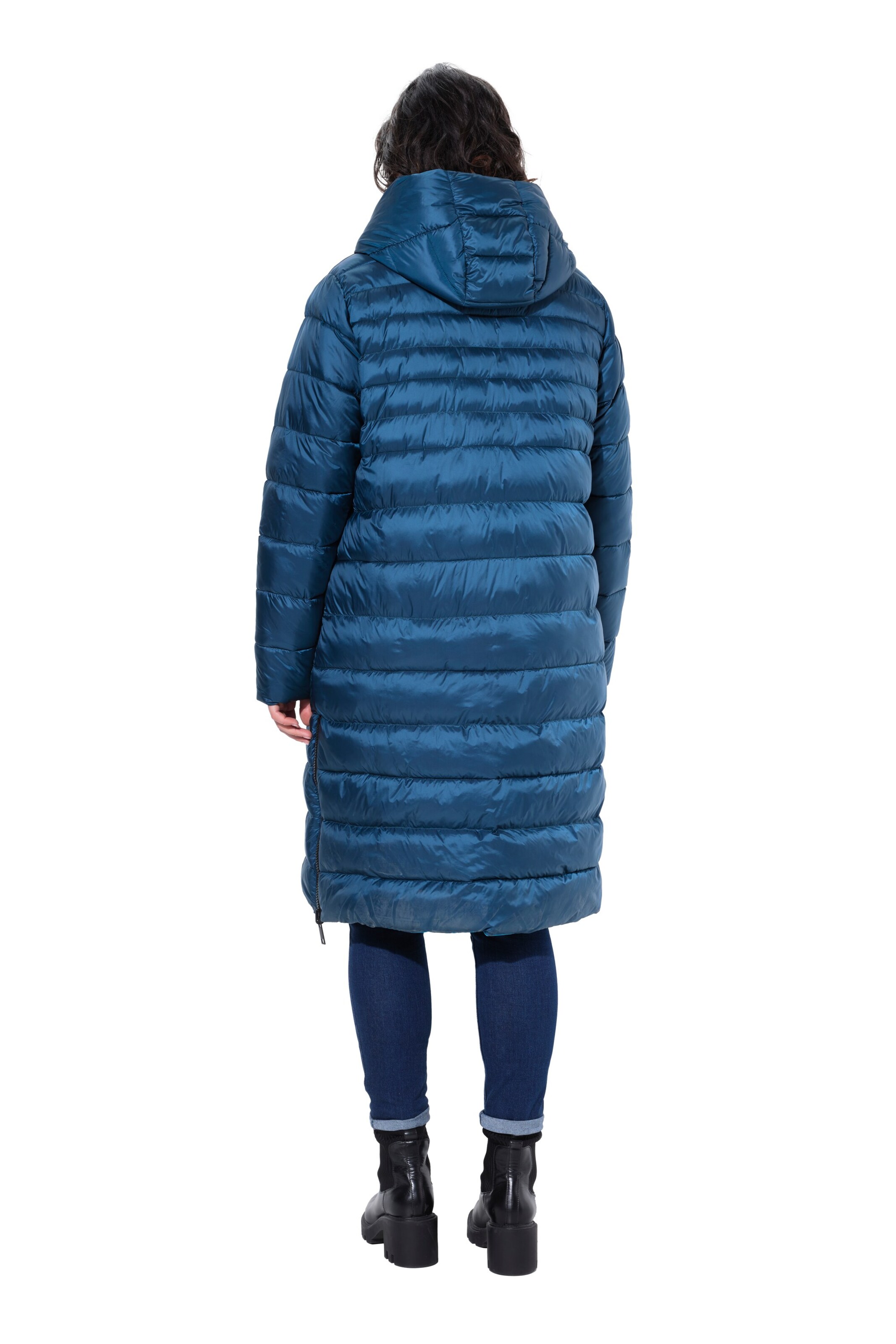 Ulla Popken Wintermantel in Blauw