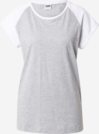 Urban Classics Camiseta en gris moteado / blanco, Vista del producto