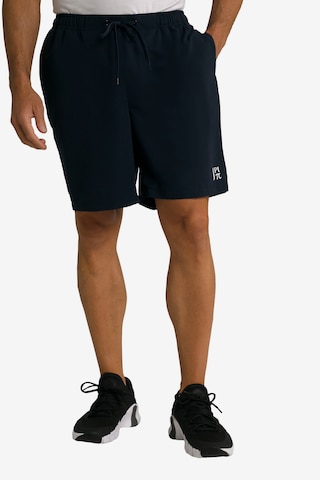 JAY-PI Loose fit Athletic Pants in Blue: front