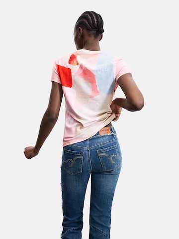 Desigual T-Shirt in Pink