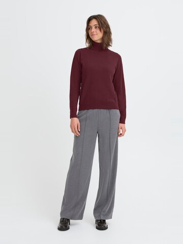 Pullover ' OXBMMNORA ROLLNECK ' di Oxmo in rosso