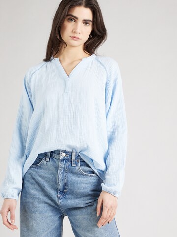 Sublevel Blouse in Blauw: voorkant