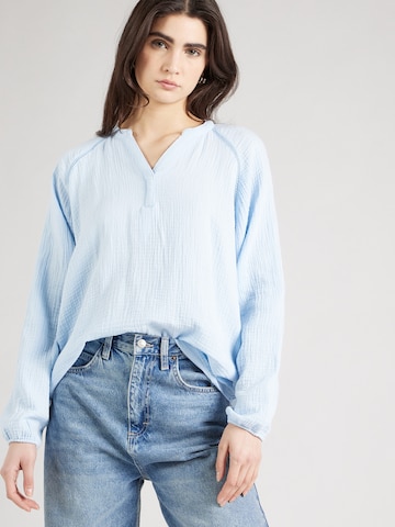 Sublevel Blouse in Blauw: voorkant