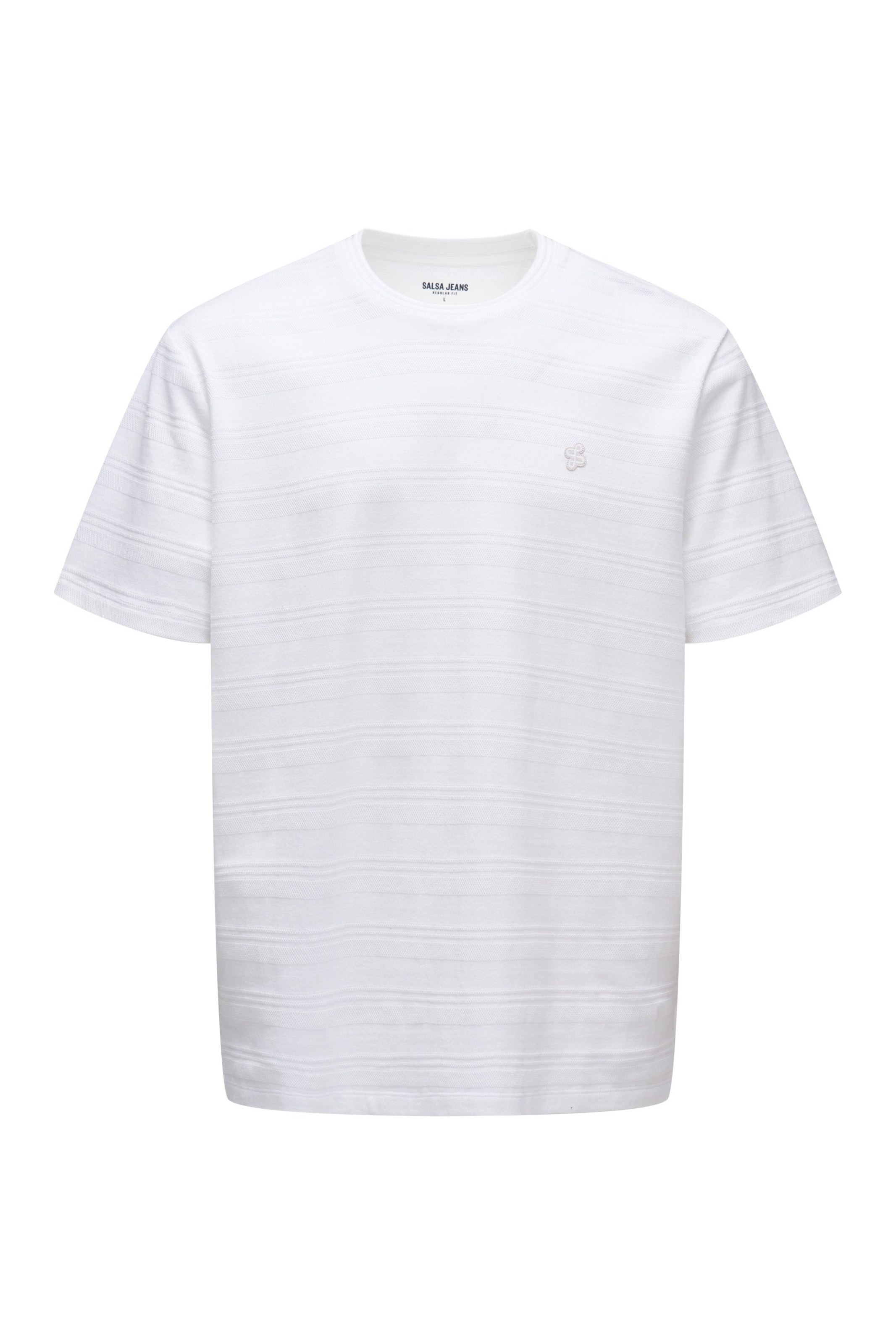 Salsa Jeans T-shirts in Weiß: Vorderseite