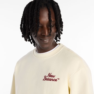 Sweat-shirt new balance en beige