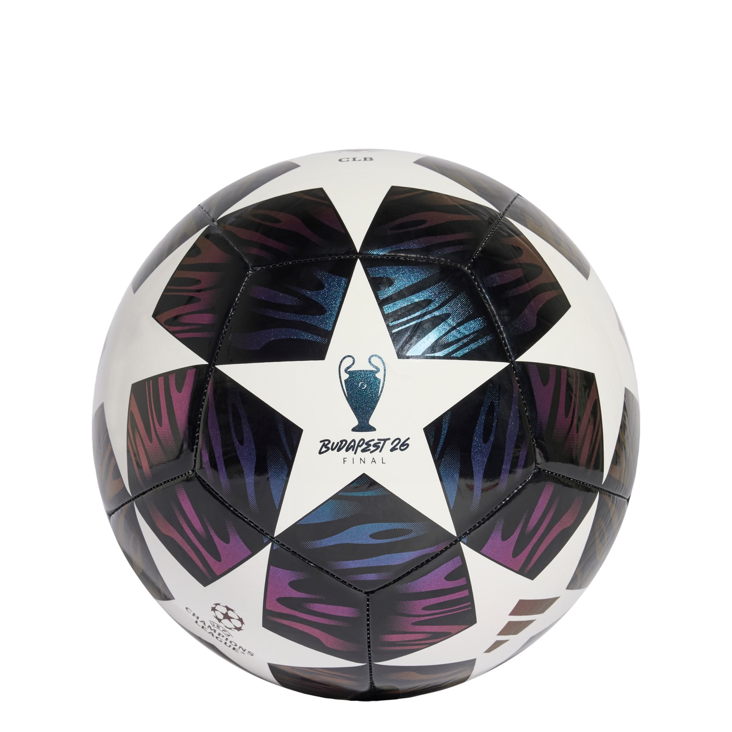ADIDAS PERFORMANCE Ball 'UEFA Champions League Final Club' in Black: front
