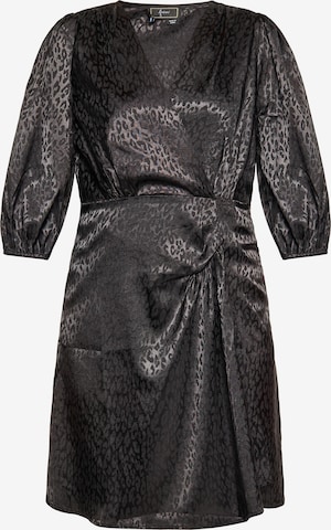 Robe de cocktail faina en noir : devant