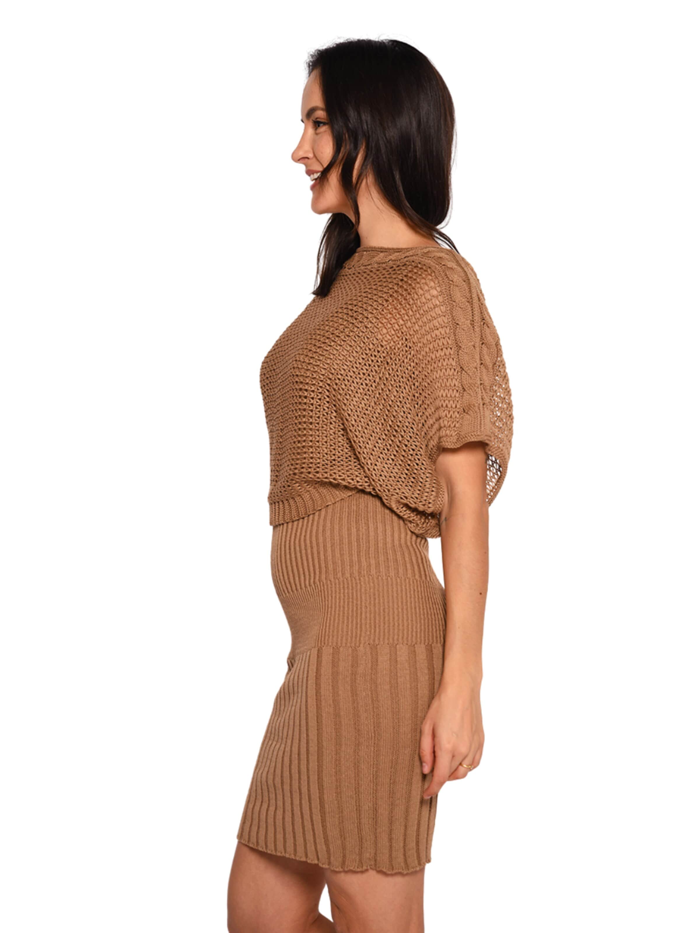 Süel knitwear - Top de punto 'Birthday' en marrón