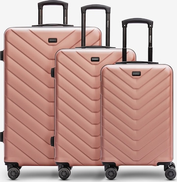 Redolz Suitcase Set in Gold: front