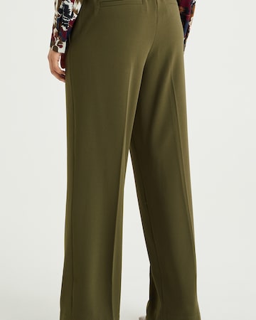 WE Fashion - Pierna ancha Pantalón en verde