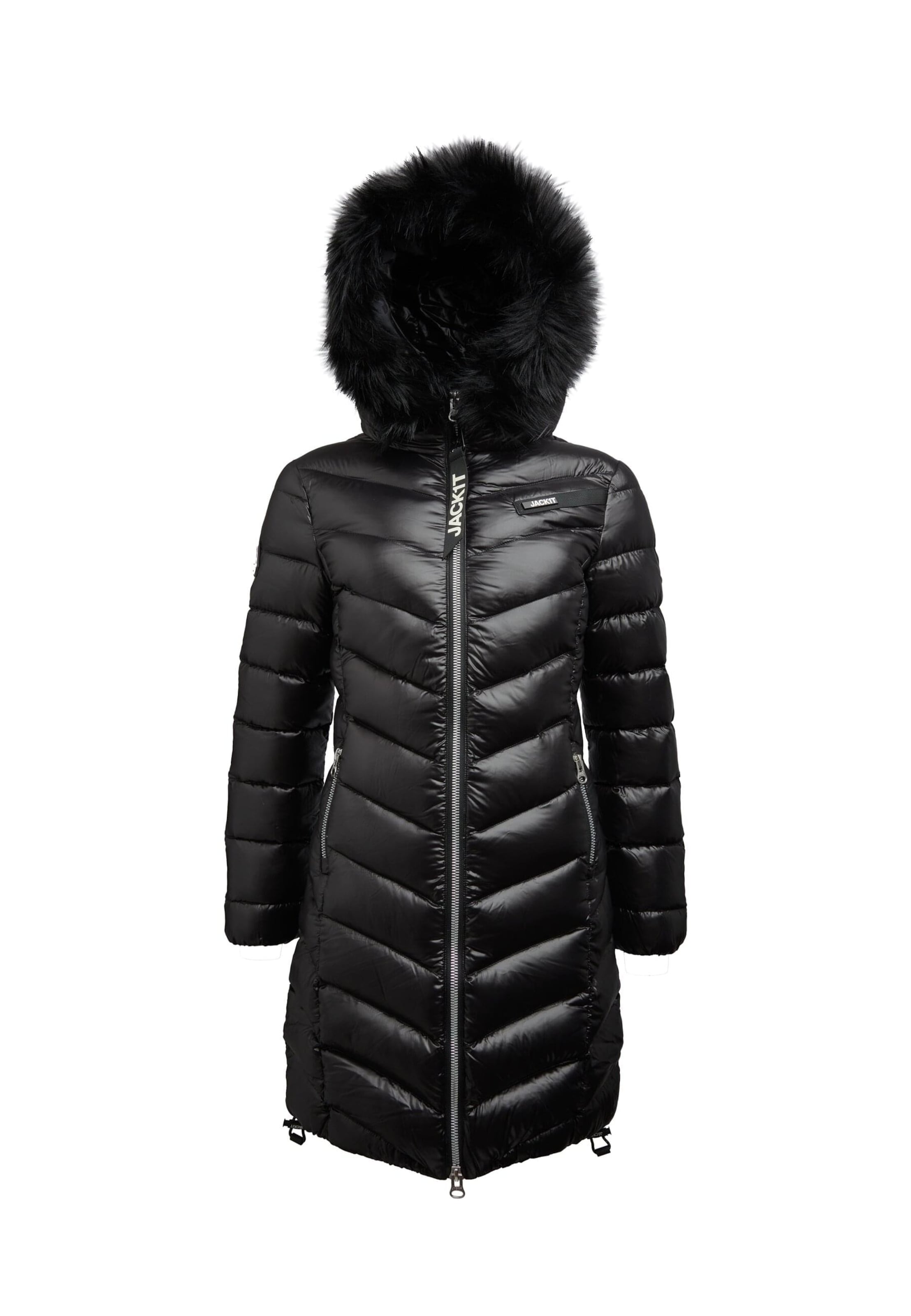 Manteau d’hiver 'Luxe' JACK1T en noir : devant
