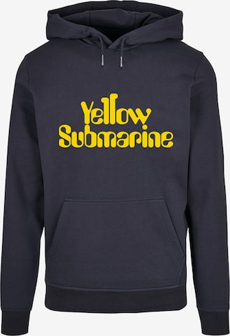 Merchcode Sweatshirt 'Yellow Submarine' in Blau: predná strana