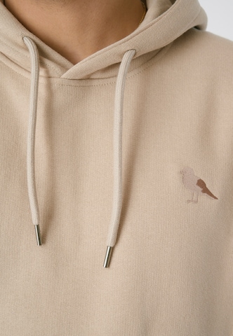 Cleptomanicx Sweater 'Embro Gull Mono' in Beige