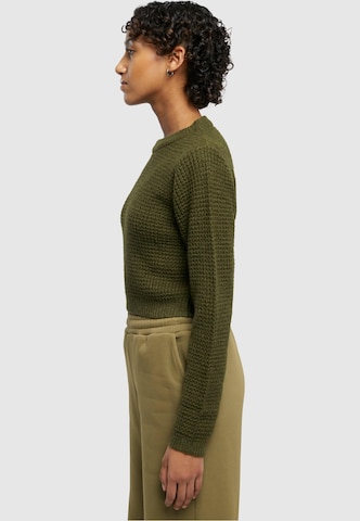 Pullover 'Waffles' di Urban Classics in verde