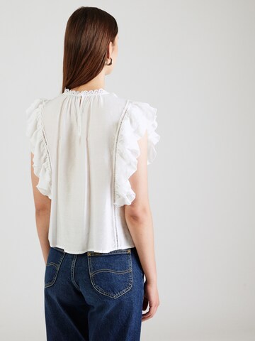 Chemisier Gina Tricot en blanc