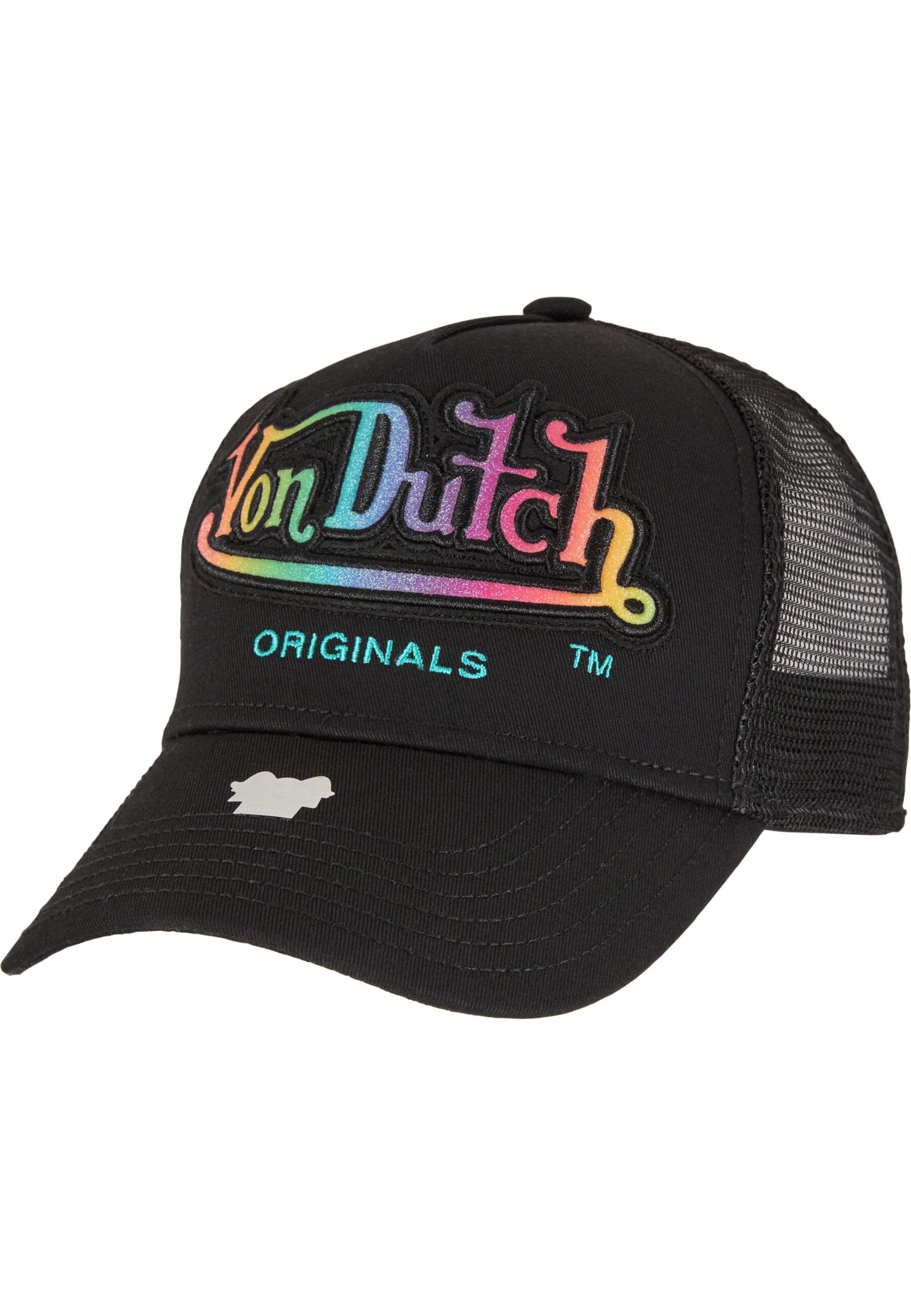 Cappello da baseball 'Memphis' di Von Dutch in nero: frontale