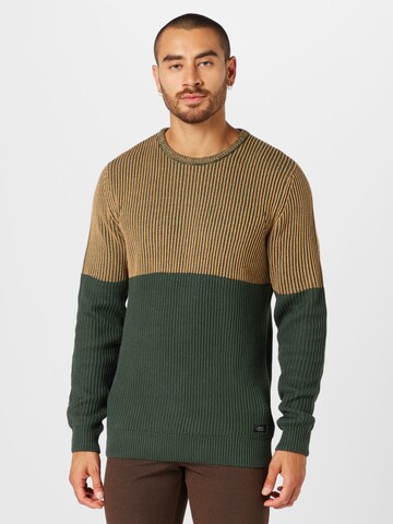 zaļš BLEND Džemperis: no priekšpuses