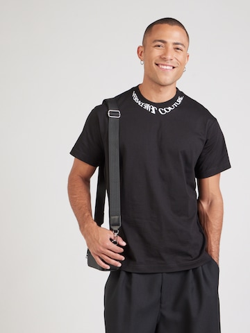 Versace Jeans Couture Tričko – černá: přední strana