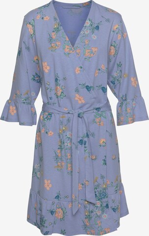 VIVANCE Dressing Gown 'Dreams' in Blue: front