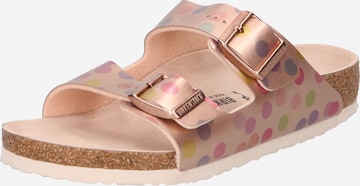 BIRKENSTOCK Sandals & Slippers 'Arizona' in Pink: front