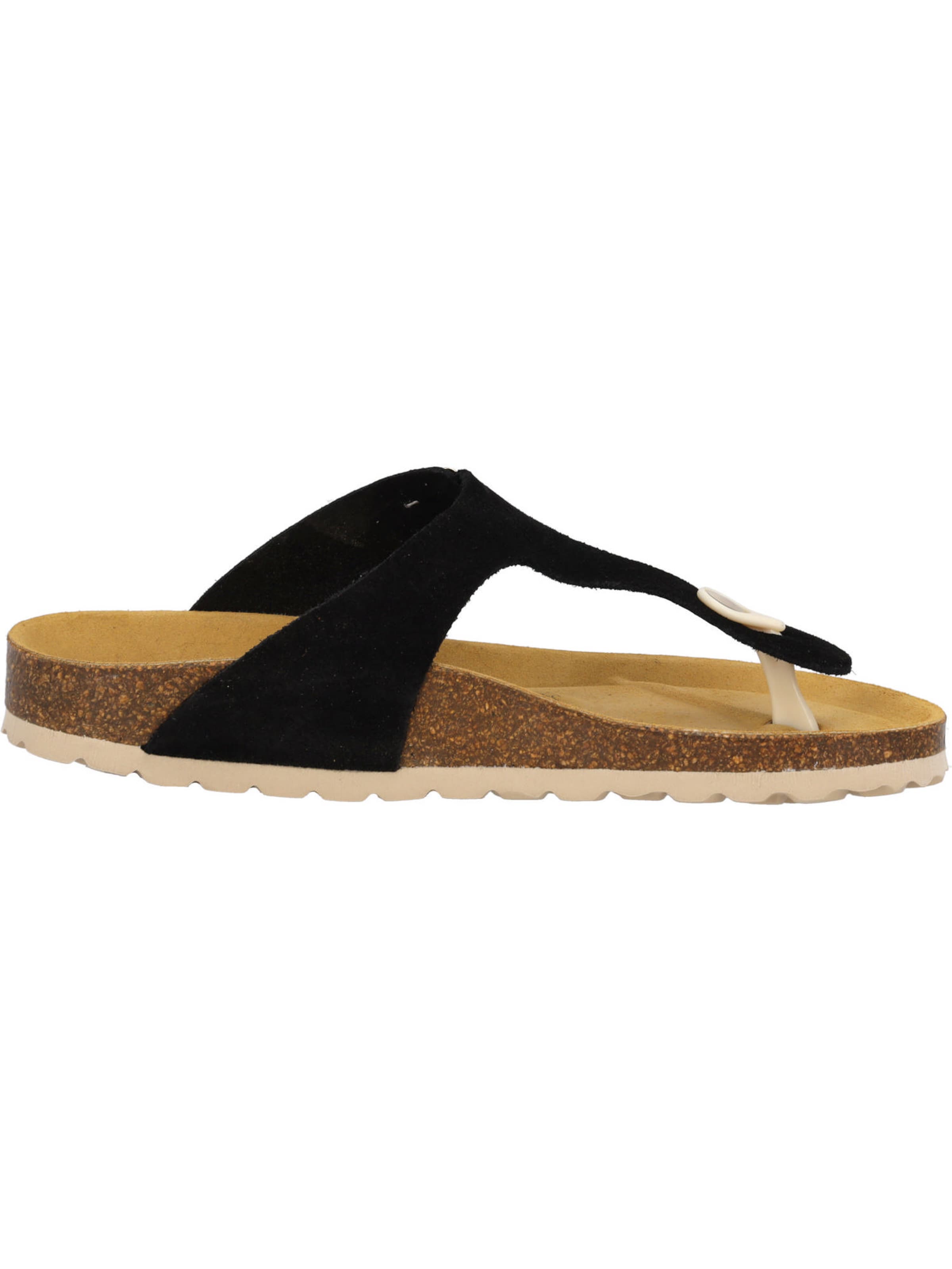 Palado Zehentrenner 'Palado Kos Suede Premium Leather'‌‌‌‌‌‌‌‌ in Schwarz
