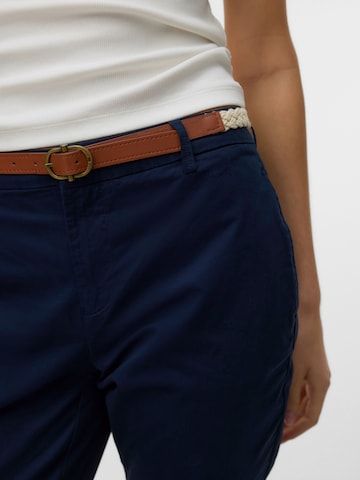VERO MODA Tapered Chino 'VMFIEBY' in Blauw