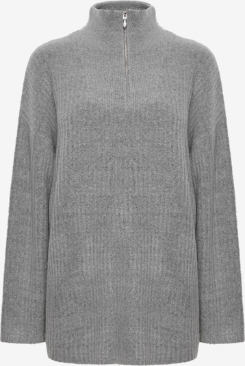 b.young Pullover 'Onema' in silbergrau, Produktansicht
