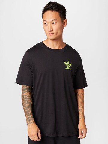 ADIDAS ORIGINALS Shirt 'Graphic Fun' in Black: front