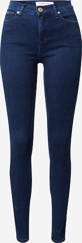 Tommy Jeans Kitsas Teksapüksid 'Nora', värv sinine: eest vaates