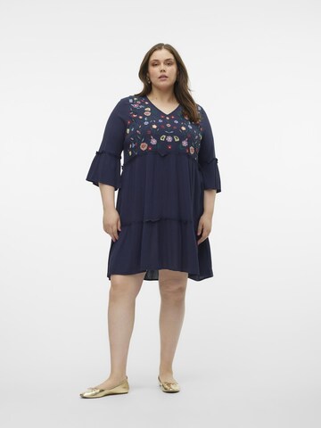 Vero Moda Curve Jurk 'SINA ' in Blauw